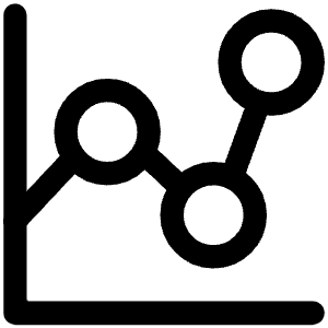 Graph Dot Icon from Core Line - Free Set