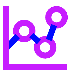Graph Dot Icon from Sharp Neon - Free Set