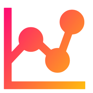 Graph Dot Icon from Sharp Gradient- Free Set