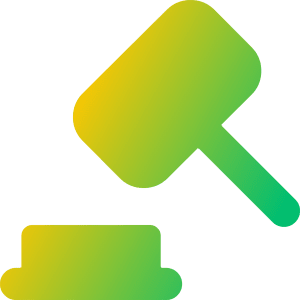 Justice Hammer Icon from Core Gradient - Free Set