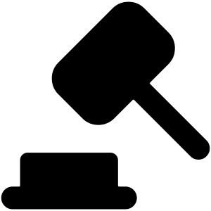 Justice Hammer Icon from Core Solid - Free Set