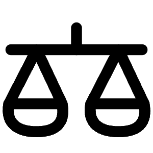 Justice Scale 1 Icon from Flex Line - Free Set