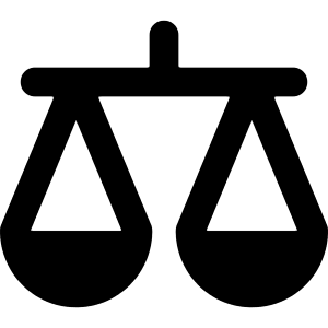 Justice Scale 1 Icon from Core Remix - Free Set