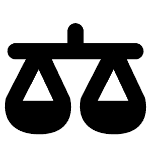 Justice Scale 1 Icon from Flex Solid - Free Set