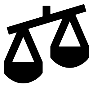 Justice Scale 2 Icon from Sharp Solid - Free Set