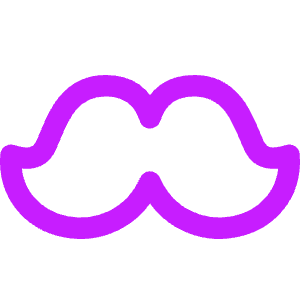 Moustache Icon from Flex Neon - Free Set