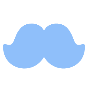 Moustache Icon from Flex Flat - Free Set