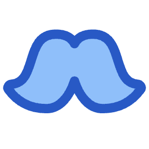 Moustache Icon from Plump Duo - Free Set