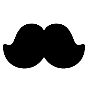 Moustache Icon from Flex Solid - Free Set