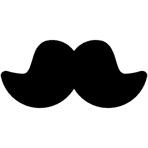 Moustache Icon from Core Solid - Free Set