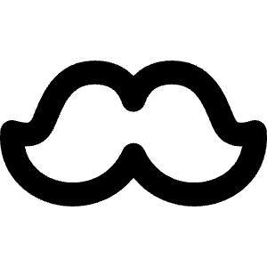 Moustache Icon from Flex Remix - Free Set