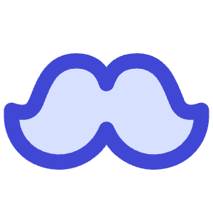 Moustache Icon from Flex Duo - Free Set