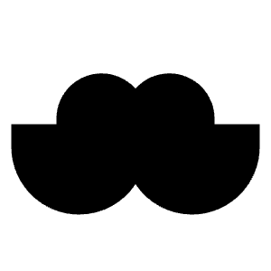 Moustache Icon from Sharp Solid - Free Set