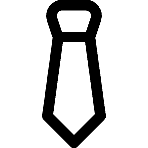 Necktie Icon from Core Line - Free Set