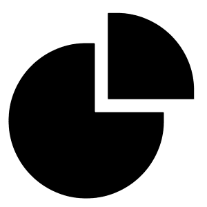 Pie Chart Icon from Sharp Solid - Free Set