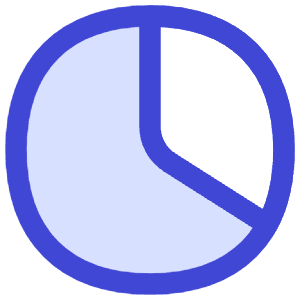 Pie Chart Icon from Flex Duo - Free Set
