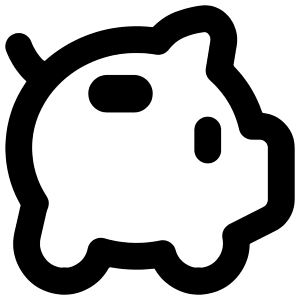 Piggy Bank Icon from Flex Remix - Free Set