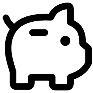 Piggy Bank Icon from Core Line - Free Set