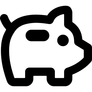 Piggy Bank Icon from Core Remix - Free Set