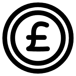 Pound Circle Icon from Plump Line - Free Set
