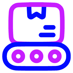 Production Belt Icon from Plump Neon - Free Set