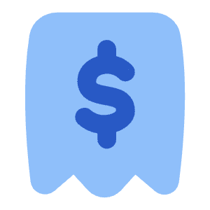 Receipt Icon from Flex Flat - Free Set