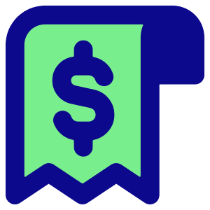 Receipt Icon from Core Pop - Free Set