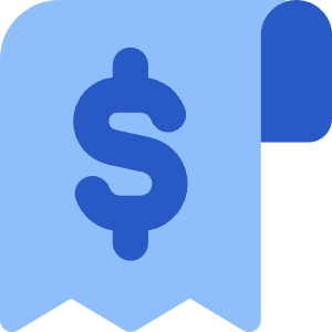 Receipt Icon from Core Flat - Free Set