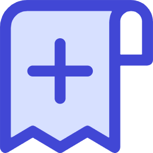 Receipt Add Icon from Core Duo - Free Set