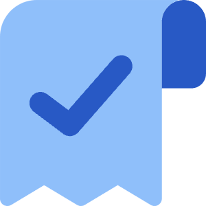 Receipt Check Icon from Core Flat - Free Set