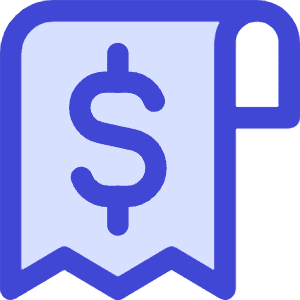 Receipt Icon from Core Duo - Free Set