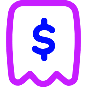 Receipt Icon from Flex Neon - Free Set