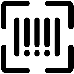 Scanner Bar Code Icon from Core Line - Free Set