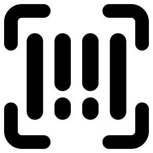 Scanner Bar Code Icon from Core Remix - Free Set