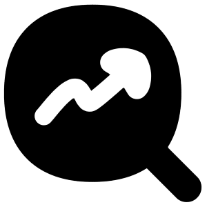 Search Arrow Increase Icon from Flex Solid - Free Set