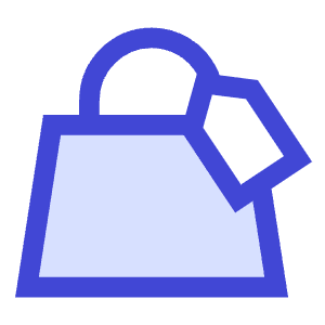 Shopping Bag Hand Bag Price Tag Icon from Sharp Duo - Free Set