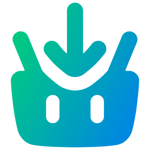 Shopping Basket Remove Icon from Flex Gradient - Free Set