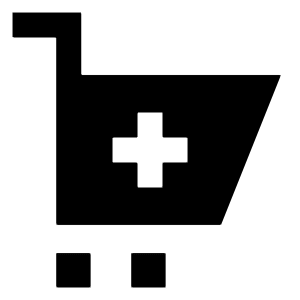 Shopping Cart Add Icon from Sharp Solid - Free Set