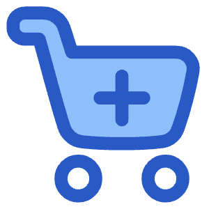 Shopping Cart Add Icon from Plump Duo - Free Set