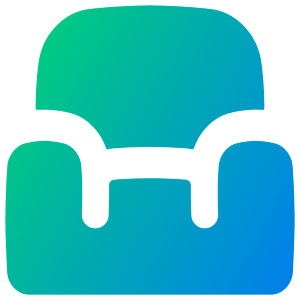 Sofa Icon from Flex Gradient - Free Set