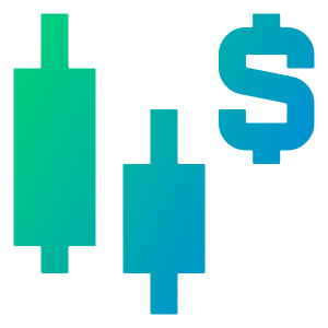 Stock Icon from Sharp Gradient- Free Set