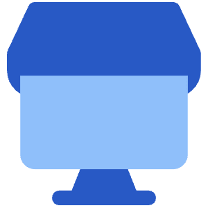 Store Computer Icon from Core Flat - Free Set