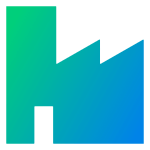 Store Factory Icon from Sharp Gradient- Free Set