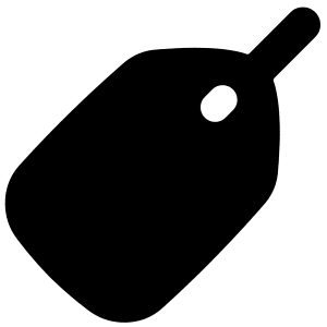 Tag Icon from Flex Solid - Free Set
