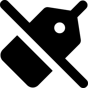 Tag Icon from Core Solid - Free Set