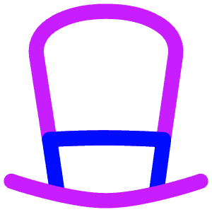 Tall Hat Icon from Flex Neon - Free Set