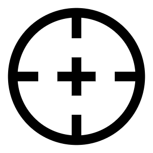 Target 3 Icon from Sharp Line - Free Set