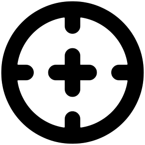 Target 3 Icon from Core Solid - Free Set