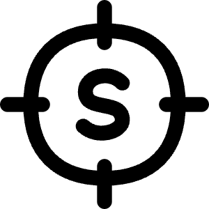 Target Dollar Icon from Flex Line - Free Set