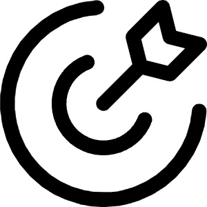 Target Icon from Core Line - Free Set